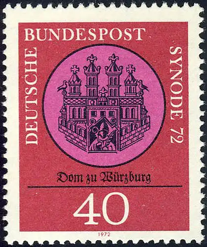752 Synode Würzburg ** postfrisch
