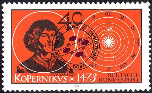 758 Nikolaus Kopernikus O gestempelt