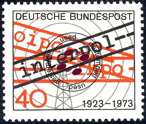 759 Interpol O gestempelt