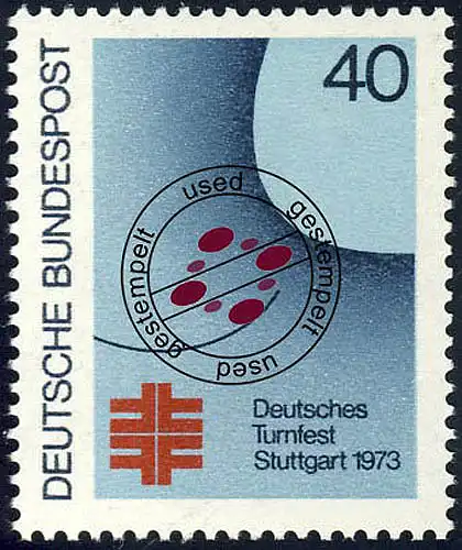 763 Turnfest O gestempelt