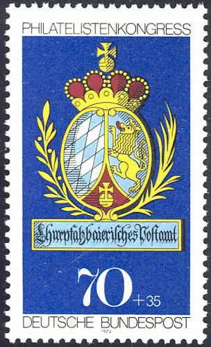 767 Kongress Philatelistenverband aus Block 70+35 Pf, postfrisch **