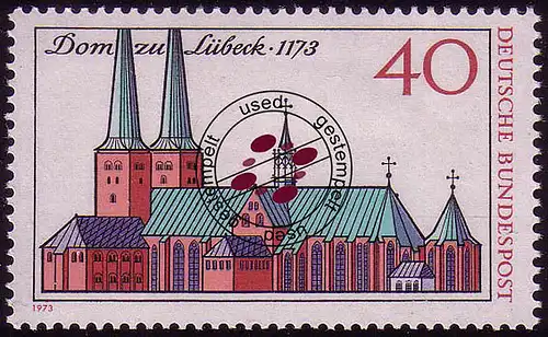 779 Dom zu Lübeck O gestempelt