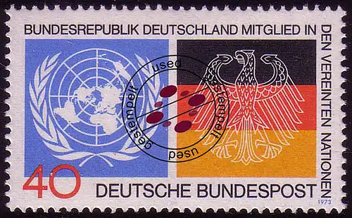 781 Deutschland UNO O gestempelt