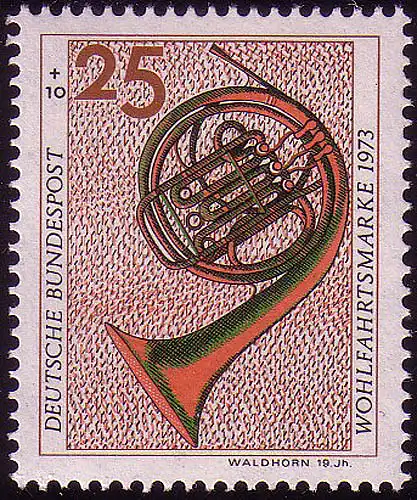 782 Wohlfahrt Musikinstrumente 25+10 Pf Waldhorn **