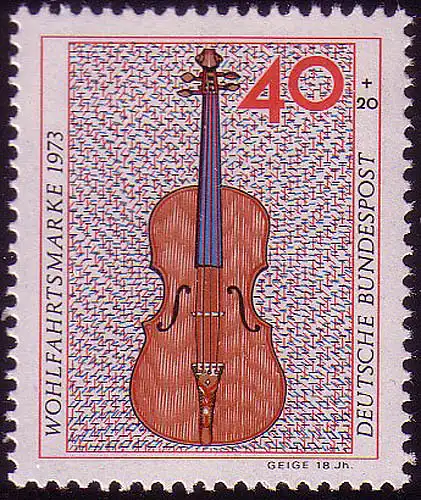 784 Instruments de musique de bienfaisance 40+20 Pf violon **