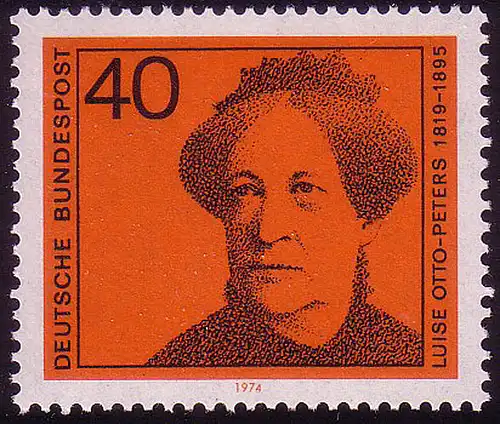 791 Femmes allemandes 40 Pf Luise Otto-Peters **