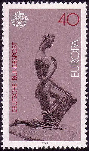805 Europa 40 Pf Skulpturen ** postfrisch