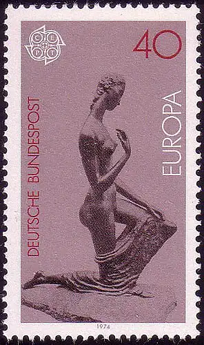 805 Europe 40 sculptures Pf ** post-fraîchissement