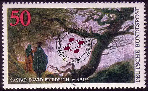 815 Caspar David Friedrich O gestempelt