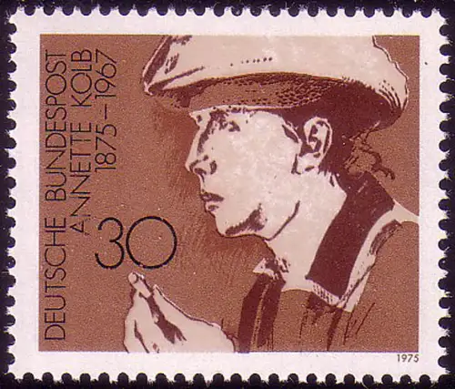 826 Femmes allemandes 30 Pf Annette Kolb ** frais de port