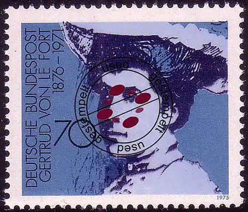 829 Deutsche Frauen 70 Pf von Le Fort O