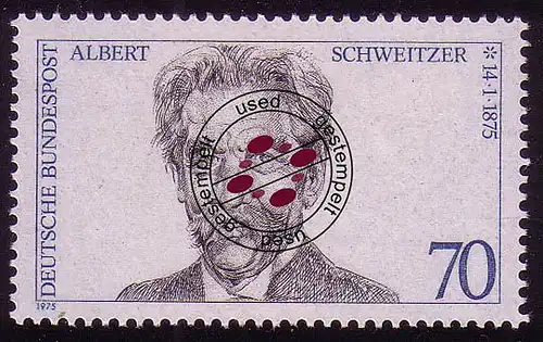 830 Albert Schweitzer O Tamponné