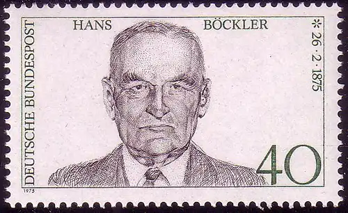 832 Hans Böckler ** postfrisch