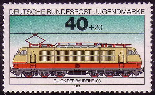 837 Jugend Lokomotiven 40+20 Pf ** postfrisch