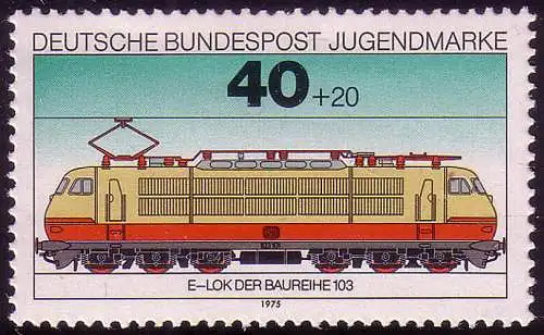 837 Jugend Lokomotiven 40+20 Pf ** postfrisch