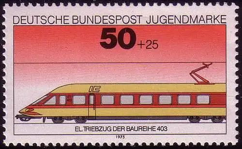 838 Jugend Lokomotiven 50+25 Pf **