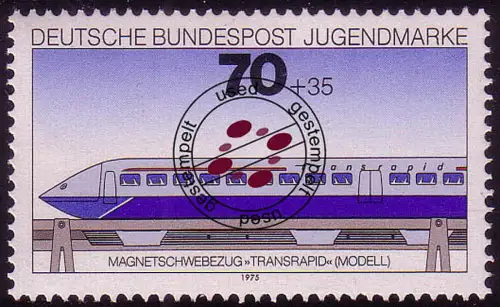 839 Jugend Lokomotiven 70+35 Pf, gestempelt O