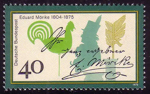 842 Eduard Mörike ** postfrisch