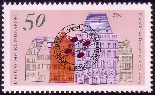 862 Europa 50 Pf Trier O gestempelt