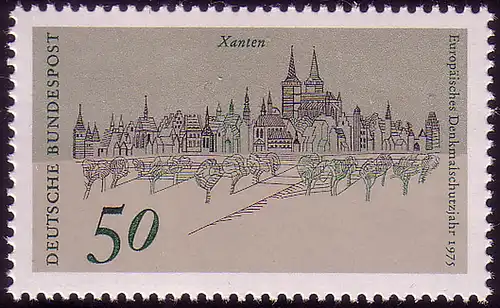 863 Europa 50 Pf Xanten ** postfrisch