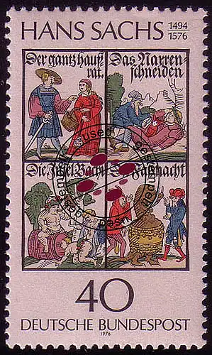 877 Hans Sachs O gestempelt