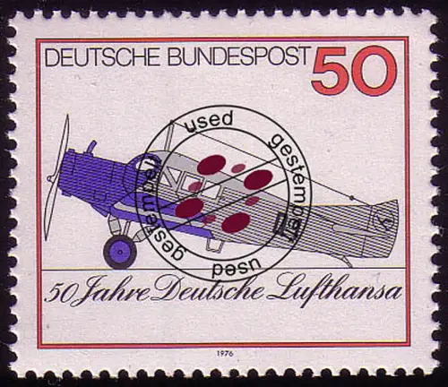 878 Lufthansa, gestempelt O