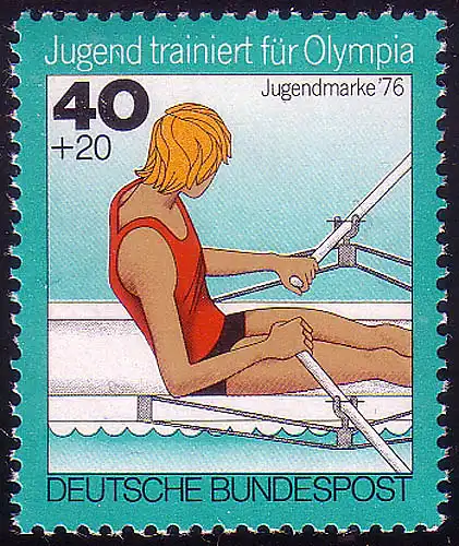 883 Olympia 40+20 Pf Rudern **