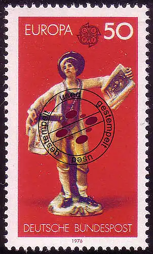 891 Europa 50 Pf Kunsthandwerk O gestempelt