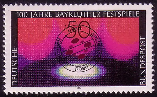 896 Bayreuther Festspiele O gestempelt
