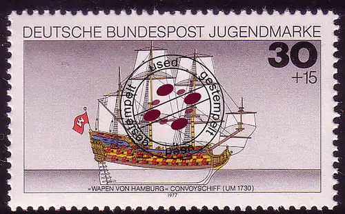 929 Jugend Schiffe 30+15 Pf O