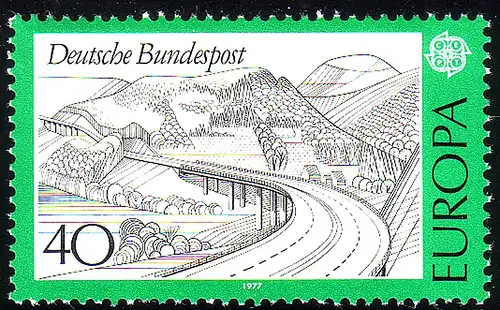 934 Europa 40 Pf Landschaften **