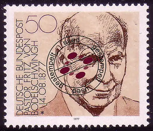 942 Friedrich von Bodelschwingh O gestempelt