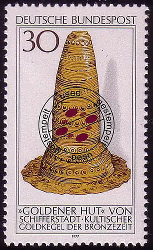 943 Archäologisches Kulturgut 30 Pf O gestempelt