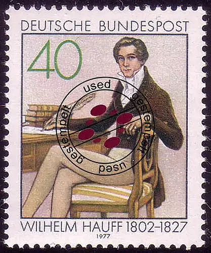 954 Wilhelm Hauff O gestempelt