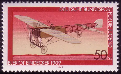 966 Jugend Luftfahrt 50+25 Pf **