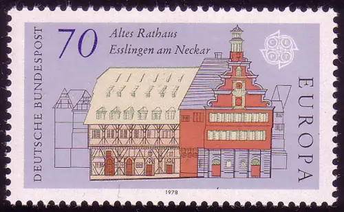 971 Europa Esslingen 70 Pf, postfrisch **