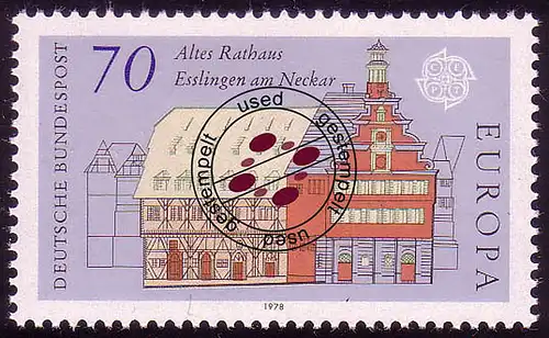 971 Europa Esslingen 70 Pf O