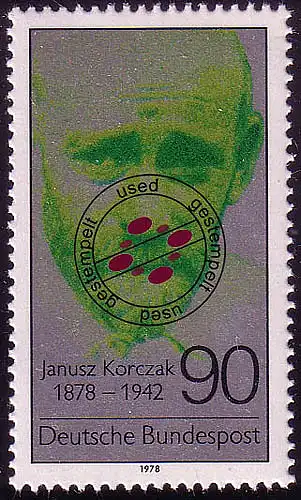 973 Janusz Korczak O gestempelt