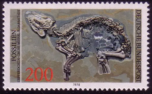 975 Fossilien 200 Pf Urpferdchen, postfrisch **