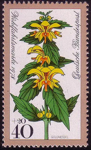 983 Waldblumen 40+20 Pf Goldnessel **