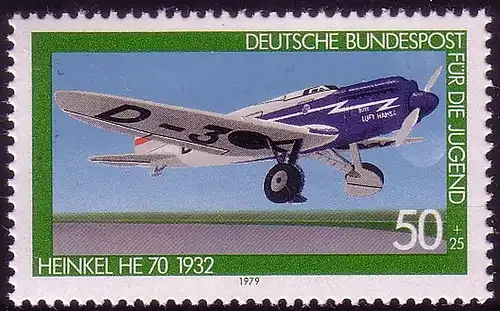 1006 Jugend Luftfahrt 50+25 Pf **