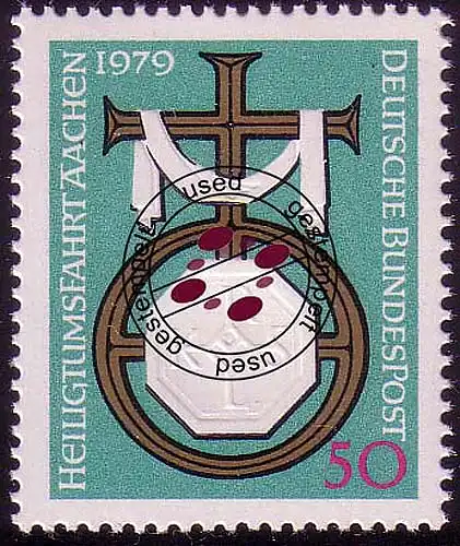 1017 Heiligtumsfahrt Aachen O gestempelt