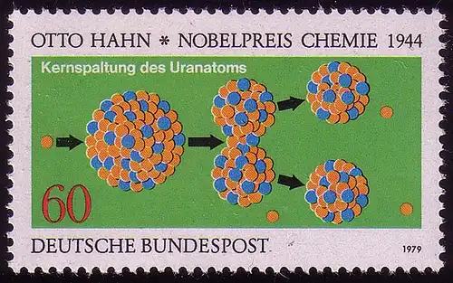 1020 Prix Nobel Physique Hahn **
