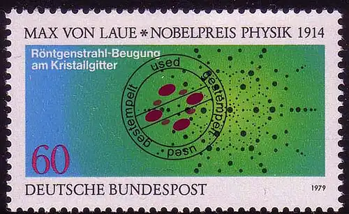 1021 Prix Nobel de physique de Laue O
