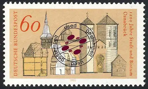 1035 Bistum Osnabrück O gestempelt