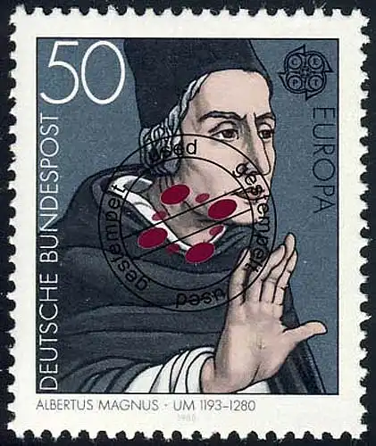 1049 Europa/CEPT 50 Pf Albert Magnus O