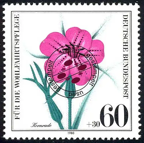 1061 Ackerwildkräuter 60+30 Pf O gestempelt