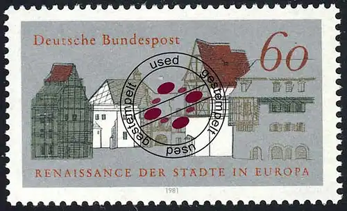 1084 Denkmalschutzkampagne O gestempelt