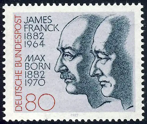 1147 James Franck et Max Born ** frais de port