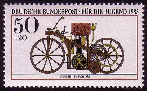 1168 Jugend Motorräder 50+20 Pf ** Daimler-Maybach